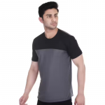 Men's Regular Solid Fit T-Shirt Haf Sleeves Polyester Round Neck T-Shirt
