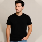Cotton T Shirt for Men Black