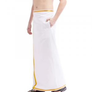 Velcro dhoti stickable &adjustable size with pocket