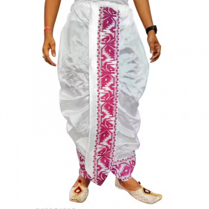 MENS READY TO WEAR PANT STYLE JAMDANI BORDER TRADITIONAL DESIGNER DHOTI